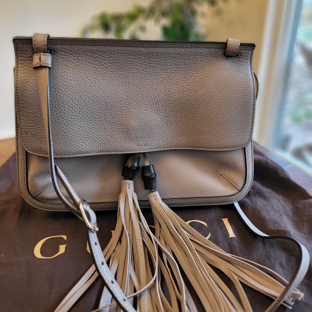 Gucci purse, gray